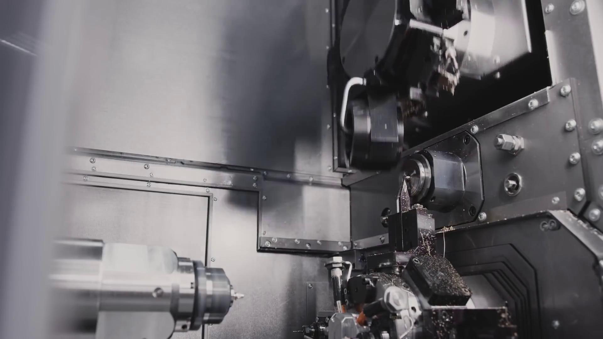 机械设备三维动画--数控机床CNC加工零件过程3D动画演示